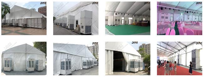 Anti Corrosion Packaged Tent Air Conditioner , 30 Ton Marquees Tent Air Cooling System
