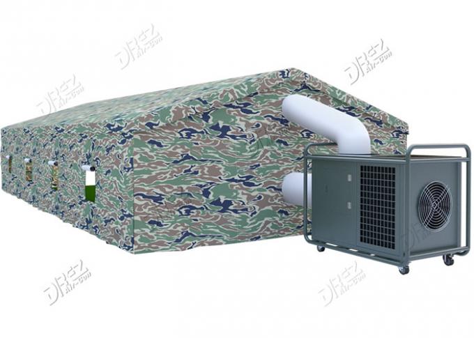 Outdoor Tent Ducting Mobile Air Conditioning Units With Full Metal Plate Structure