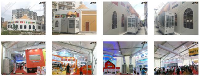 Outdoor Event Industrial Central Tent Air Conditioner , 25 Ton Packaged Tent AC Unit