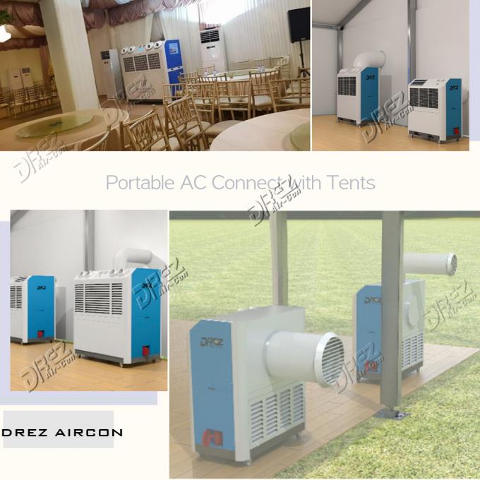 1.7m*1.0m*1.85m Portable Tent Air Conditioning Units , 8 Ton 10HP Portable Outdoor AC Unit
