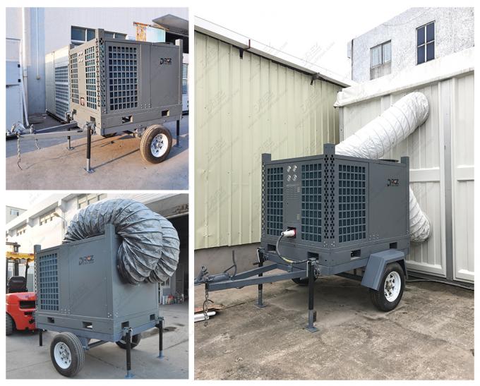 72.5kw Trailer Mounted Air Conditioning Outdoor Cooling Equipment For Double Deck Tent