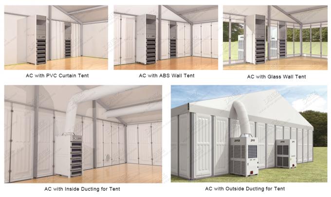 Temperature Controller Tent Cooler Air Conditioner / 25hp Commercial Temporary AC Unit