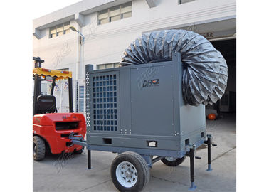 China Trailer Mounted Tent Air Conditioning Systems 10HP Portable Industrial Ducted AC Unit supplier