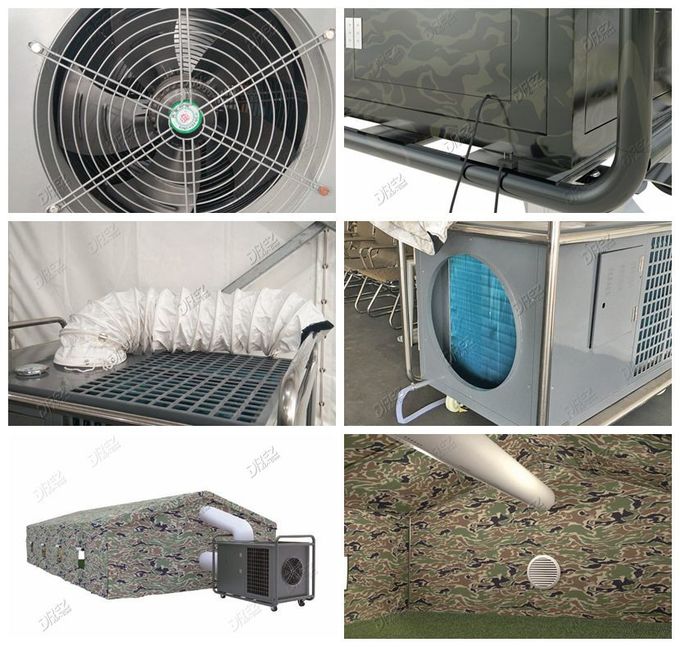 Drez 7.5HP Conference Tent Air Conditioner , Mobile Military Tent Air Conditioning Systems