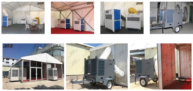 6 Ton Portable Tent Air Conditioner Drez Ducted AC Units For Wedding Halls