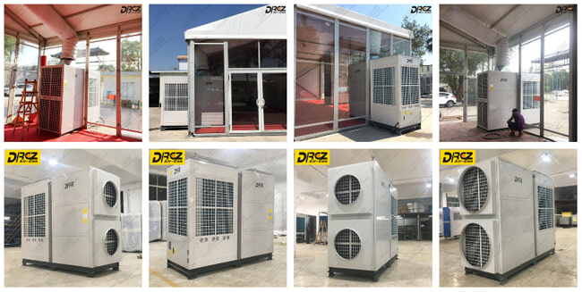 Outdoor Event Industrial Central Tent Air Conditioner , 25 Ton Packaged Tent AC Unit