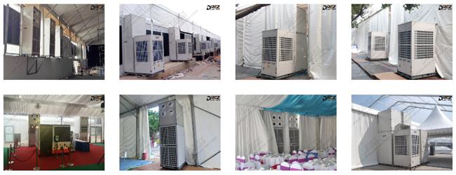 Portable 10HP Temporary Air Conditioning Units , Small Tent Packaged Air Conditioner