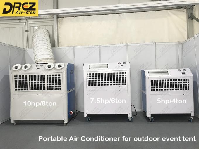 1.7m*1.0m*1.85m Portable Tent Air Conditioning Units , 8 Ton 10HP Portable Outdoor AC Unit