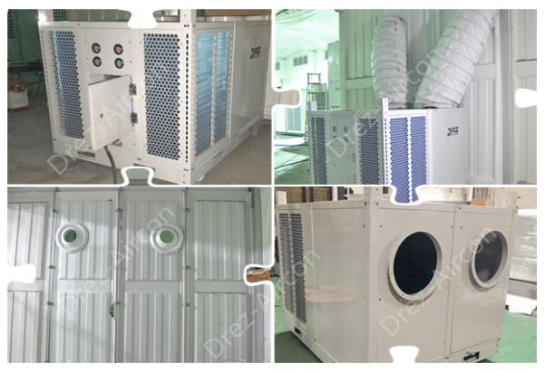 Horizontal Industrial Tent Air Conditioner , High Resistant Packaged Tent Air Cooler