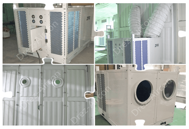 Horizontal Industrial Tent Air Conditioner , High Resistant Packaged Tent Air Cooler