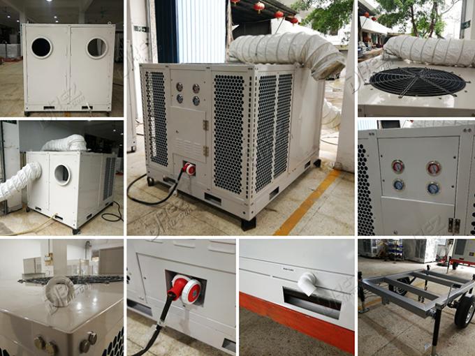 Small Capacity 10HP Packaged Air Conditioner With Trailer For Commercial Cooling System