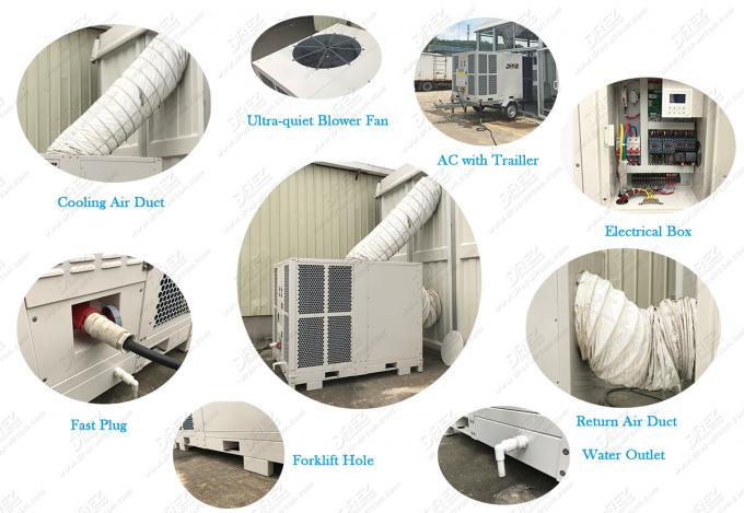 264000BTU High Efficiency Industrial Air Cooling Systems / Tent Trailer Air Conditioner For Outdoor Events