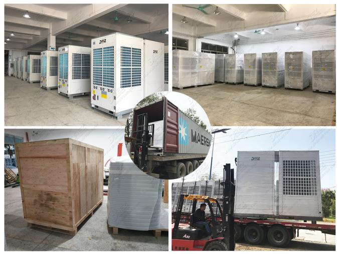 72.5kw Trailer Mounted Air Conditioning Outdoor Cooling Equipment For Double Deck Tent