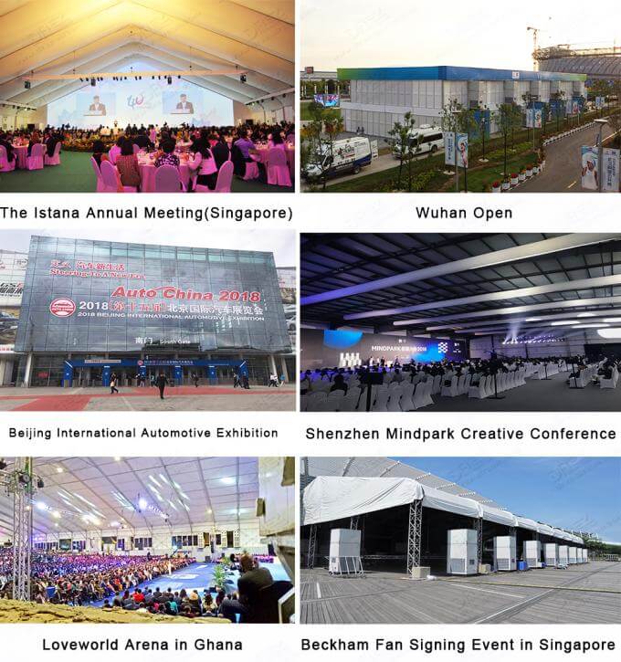 Temporary Portable Cooling Outdoor Wedding Tent Air Conditioner Floor Standing