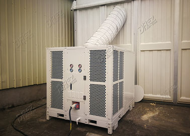 China Small Capacity 10HP Packaged Air Conditioner With Trailer For Commercial Cooling System supplier