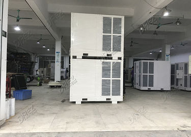 China Geodesic Dome Tent Temporary Chillers And Air Handlers / 14 T Ducted Air Conditioner For Exhibition Events supplier