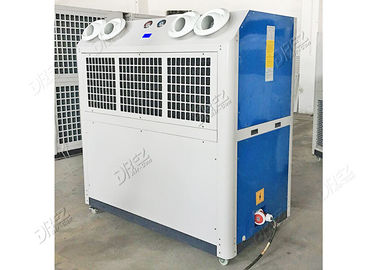 China Movable Portable Tent Air Conditioner 10hp With Wheels Outdoor Wedding Cooling System supplier