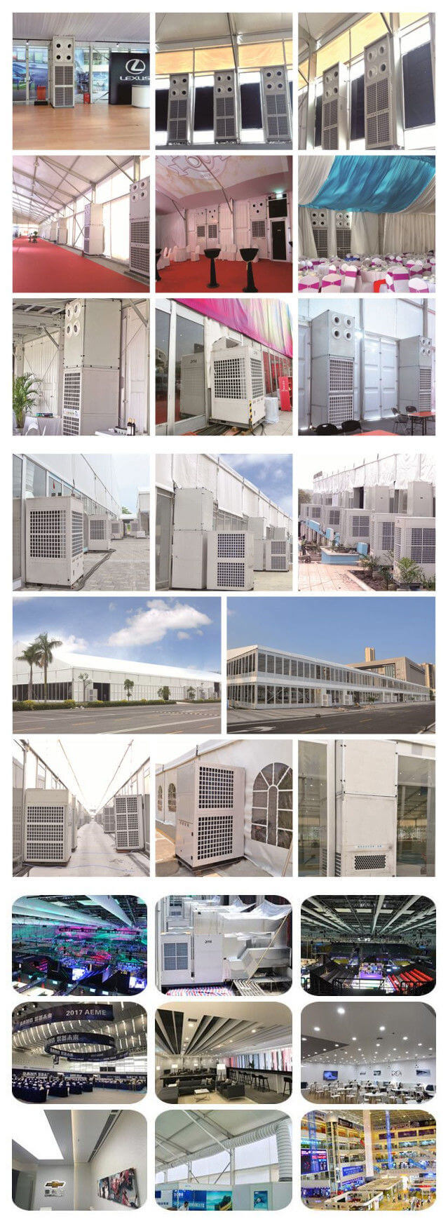 Drez 7.5HP Conference Tent Air Conditioner , Mobile Military Tent Air Conditioning Systems